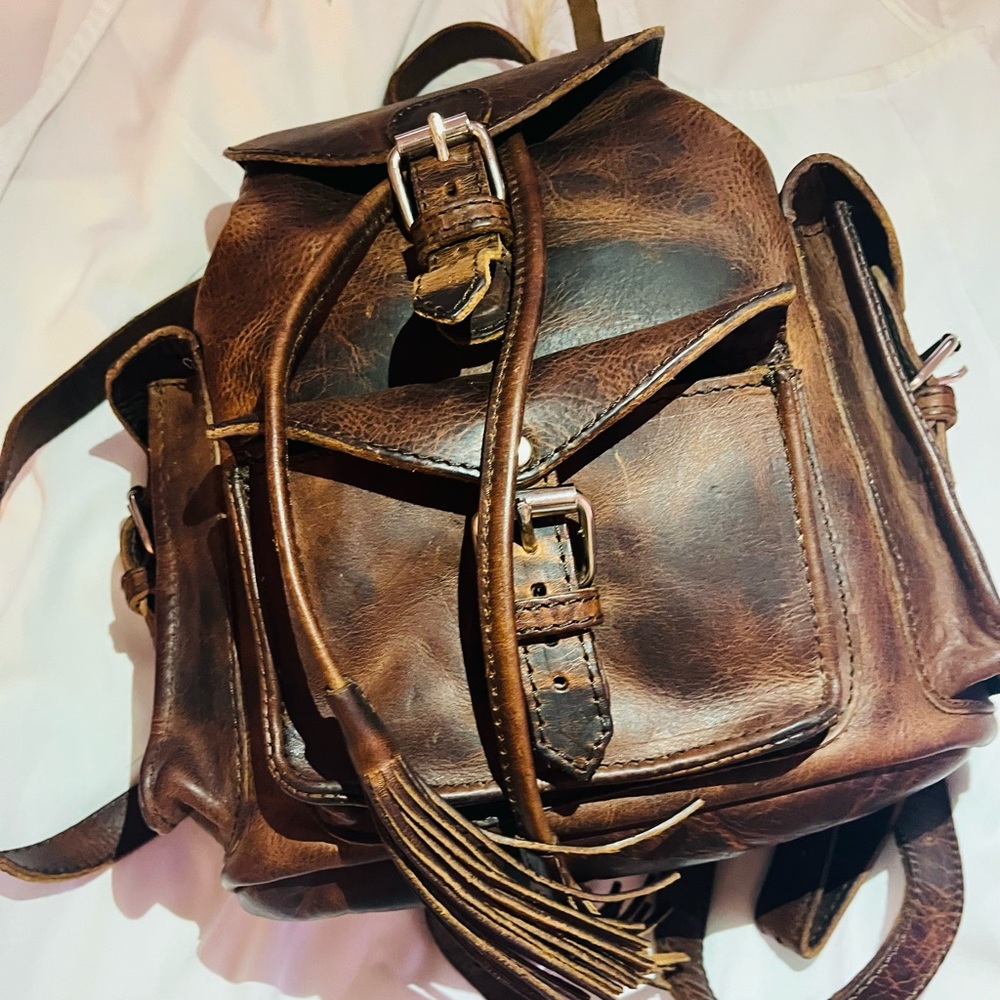 FREEBIRD leather backpack- by STEVEN. BRETT